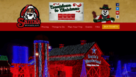 What Santas-wonderland.com website looked like in 2021 (3 years ago)
