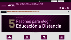 What Sied.umaza.edu.ar website looked like in 2021 (3 years ago)
