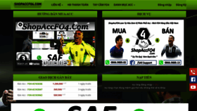 What Shopaccfo4.com website looked like in 2021 (3 years ago)