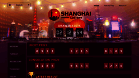 What Shanghaipools.net website looked like in 2021 (3 years ago)