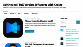 What Softhound.net website looked like in 2021 (4 years ago)