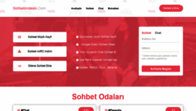 What Sohbetimdesin.com website looked like in 2021 (3 years ago)