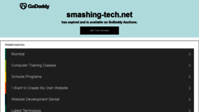 What Smashing-tech.net website looked like in 2021 (3 years ago)