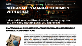 What Safetymanualosha.com website looked like in 2021 (3 years ago)