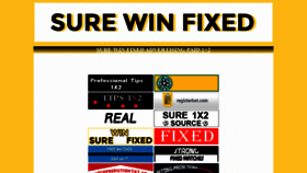 What Surewinfixed.com website looked like in 2021 (3 years ago)