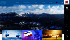 What Skiareal.cz website looked like in 2021 (3 years ago)