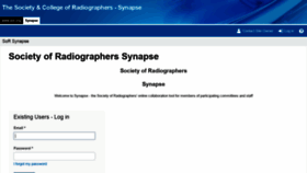 What Synapse.sor.org website looked like in 2021 (4 years ago)