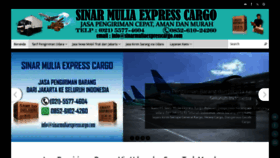 What Sinarmuliaexpresscargo.com website looked like in 2021 (3 years ago)