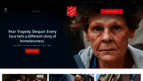 What Salvos.org.au website looked like in 2021 (3 years ago)
