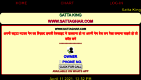 What Sattaghar.com website looked like in 2021 (3 years ago)