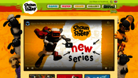 What Shaunthesheep.com website looked like in 2021 (3 years ago)