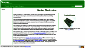 What Simtec.co.uk website looked like in 2021 (3 years ago)
