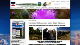 What Schwarzwaldverein-steinen.de website looked like in 2021 (3 years ago)