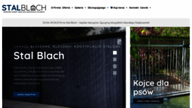 What Stalblach.pl website looked like in 2021 (3 years ago)