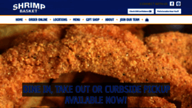 What Shrimpbasket.com website looked like in 2021 (3 years ago)