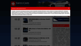 What Swisscars.pl website looked like in 2021 (3 years ago)