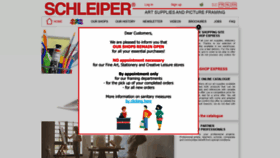 What Schleiper.com website looked like in 2021 (3 years ago)