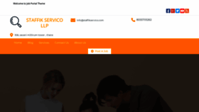 What Staffikservico.com website looked like in 2021 (3 years ago)