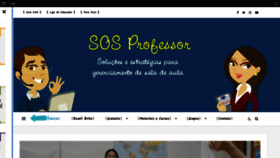 What Sosprofessor.com.br website looked like in 2021 (3 years ago)