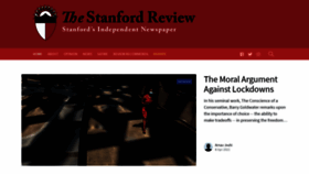 What Stanfordreview.org website looked like in 2021 (3 years ago)
