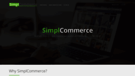 What Simplcommerce.com website looked like in 2021 (3 years ago)