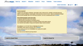 What Silverlinjen.se website looked like in 2021 (3 years ago)