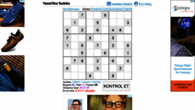 What Sudoku.yazarokur.com website looked like in 2021 (3 years ago)