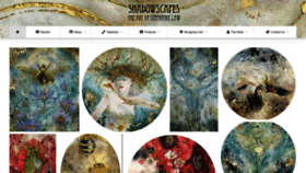What Shadowscapes.com website looked like in 2021 (3 years ago)