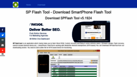 What Spflashtool.com website looked like in 2021 (3 years ago)