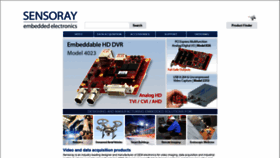 What Sensoray.com website looked like in 2021 (3 years ago)