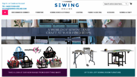 What Sewing-online.com website looked like in 2021 (3 years ago)