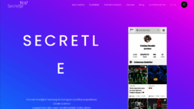 What Secretle.com website looked like in 2021 (3 years ago)