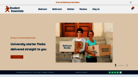 What Studentessentials.co website looked like in 2021 (4 years ago)
