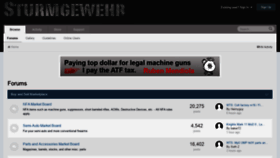 What Sturmgewehr.com website looked like in 2021 (3 years ago)