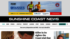 What Sunshinecoastnews.com.au website looked like in 2021 (3 years ago)