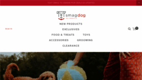What Smagdog.com website looked like in 2021 (3 years ago)