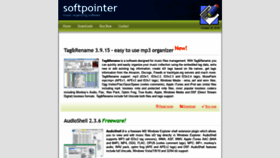 What Softpointer.com website looked like in 2021 (3 years ago)