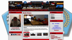 What Sman3padang.sch.id website looked like in 2021 (3 years ago)