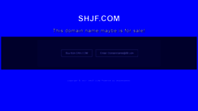 What Shjf.com website looked like in 2021 (3 years ago)