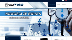 What Saaworld.pl website looked like in 2021 (3 years ago)