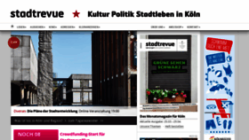 What Stadtrevue.de website looked like in 2021 (3 years ago)