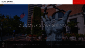 What Silverspringdowntown.com website looked like in 2021 (3 years ago)
