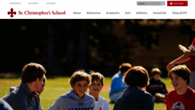 What Stchristophers.com website looked like in 2021 (3 years ago)