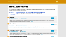 What Sommarjobbsverige.se website looked like in 2021 (3 years ago)