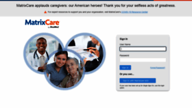 What Sirmgt.matrixcare.com website looked like in 2021 (3 years ago)