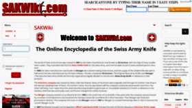 What Sakwiki.com website looked like in 2021 (3 years ago)