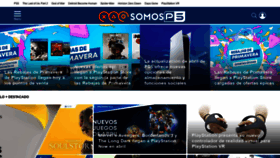 What Somosplaystation.com website looked like in 2021 (3 years ago)