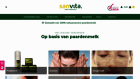 What Sanvita.nl website looked like in 2021 (3 years ago)