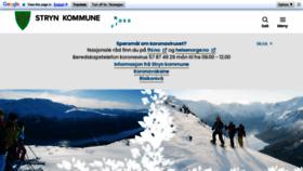 What Stryn.kommune.no website looked like in 2021 (3 years ago)
