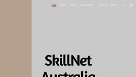 What Skillnetaustralia.com.au website looked like in 2021 (3 years ago)